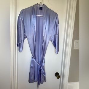 Satin lingerie robe